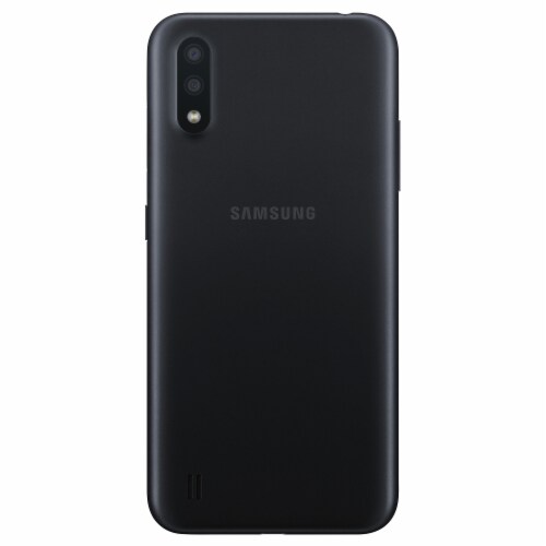 Simple Mobile Samsung Galaxy A01 Prepaid Phone - Black Perspective: back