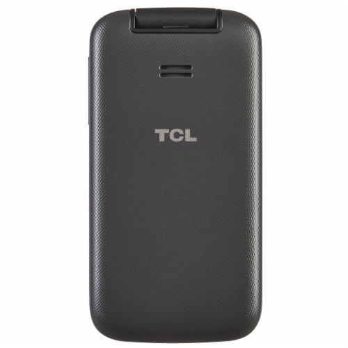Tracfone Prepaid Flip Smartphone - Black Perspective: back