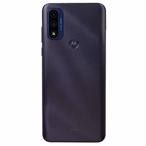 Total by Verizon MOTOROLA Moto g pure 32GB - Prepaid Smartphone - Blue Perspective: back