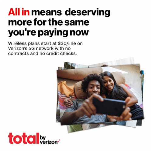 Total by Verizon Blu View 5 64GB Prepaid Smartphone - Black Perspective: back