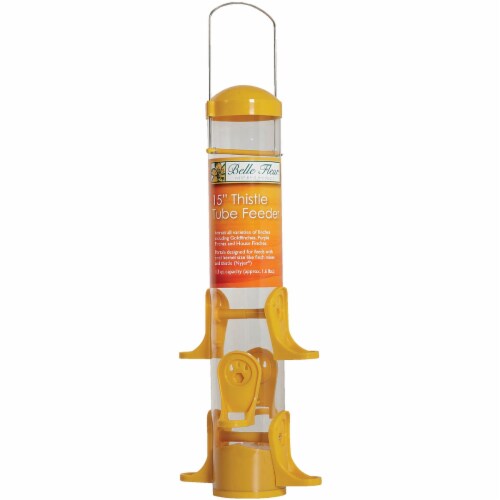 More Birds® 15 in. Thistle Finch Feeder Perspective: back