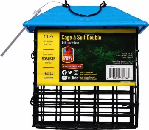 More Birds® Double Suet Feeder with Weather Guard Perspective: back