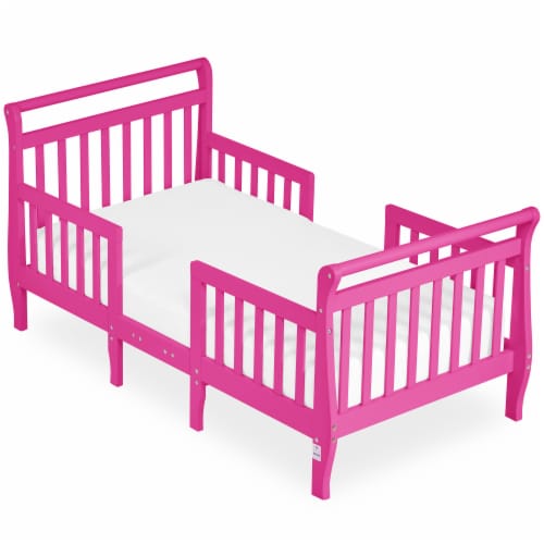 Dream On Me Emma 3 in 1 Convertible Toddler Bed Fuschia Pink
