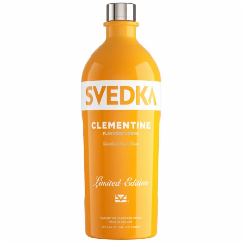 SVEDKA Limited Edition Clementine Flavored Vodka Perspective: back