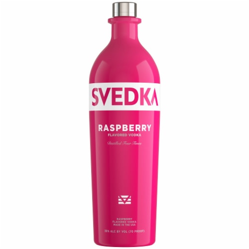 SVEDKA Raspberry Flavored Vodka Perspective: back
