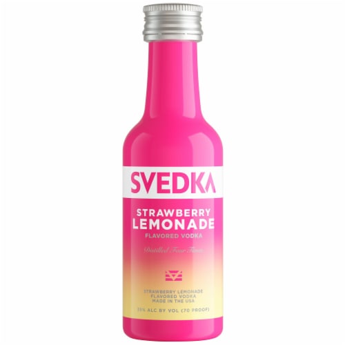 SVEDKA Strawberry Lemonade Flavored Vodka Perspective: back