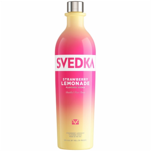 SVEDKA Strawberry Lemonade Flavored Vodka Perspective: back