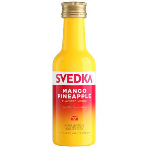 SVEDKA Mango Pineapple Flavored Vodka Perspective: back