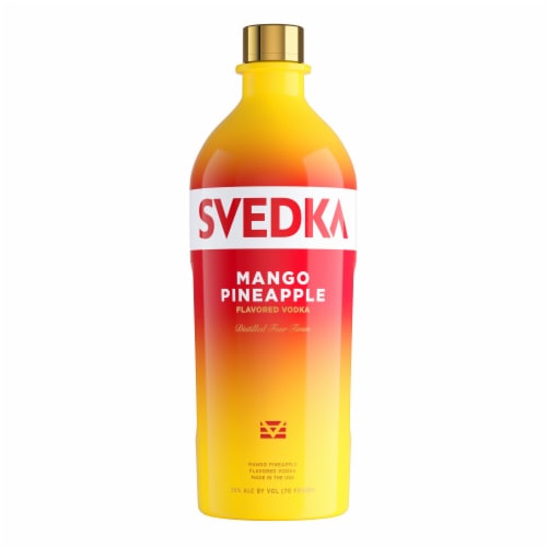 SVEDKA Mango Pineapple Flavored Vodka Perspective: back