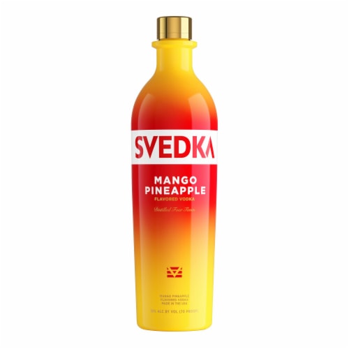 SVEDKA Mango Pineapple Flavored Vodka Perspective: back