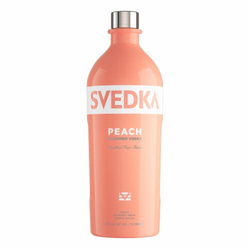SVEDKA Peach Flavored Vodka Perspective: back