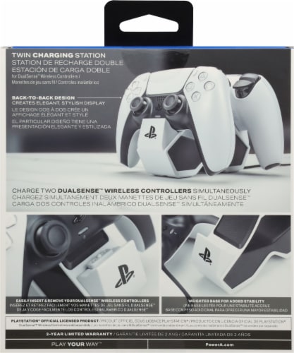 PowerA® Playstation® PS5 Twin Charging Station Perspective: back