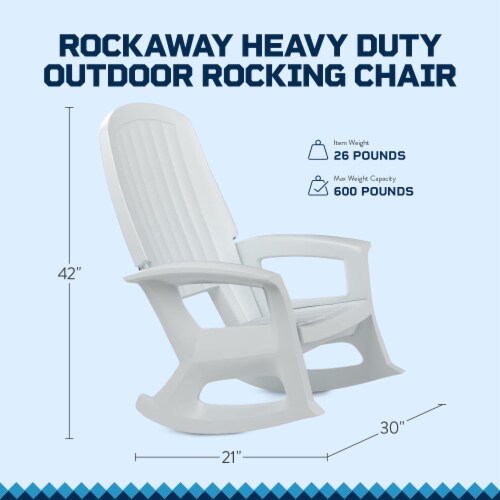Plastic outdoor online rocking chair