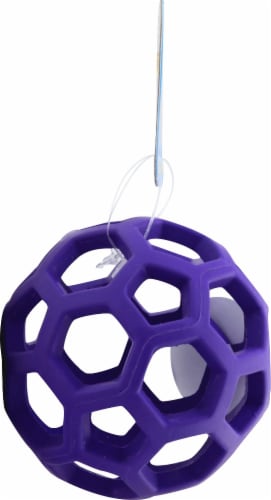 JW Pet Holee Roller Tug and Treat Ball Perspective: back