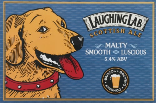 Bristol Brewing Company Laughing Lab Scottish Ale Perspective: back