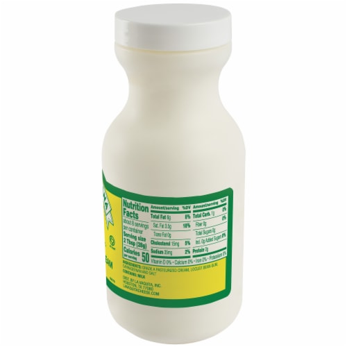 La Vaquita Crema Mexicana Mexican Style Cream Perspective: back