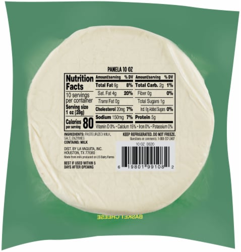 La Vaquita® Panela Fresca Cheese Perspective: back