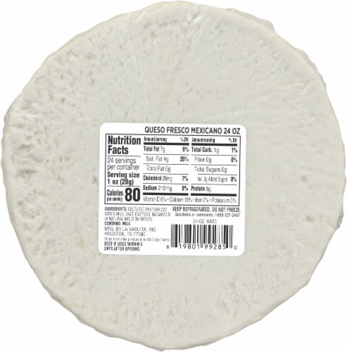 La Vaquita Queso Fresco Fresh Cheese Perspective: back