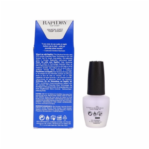 OPI RapiDry Quick-Dry Top Coat Perspective: back