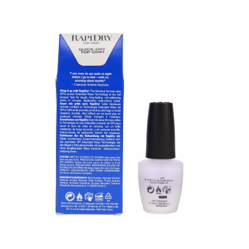 OPI RapiDry Top Coat Perspective: back