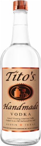 Tito's Handmade Vodka Perspective: back