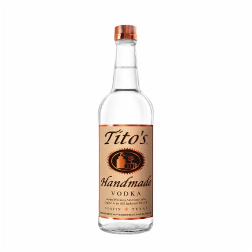 Tito's Handmade Vodka Perspective: back