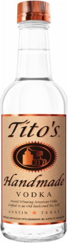 Tito's Handmade Vodka Perspective: back