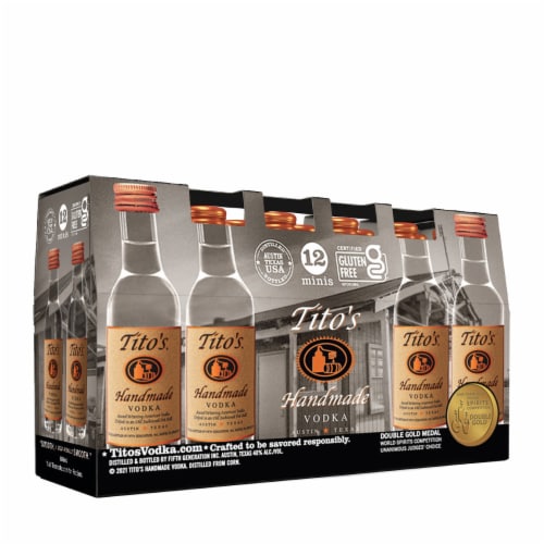 Tito's Handmade Vodka Perspective: back