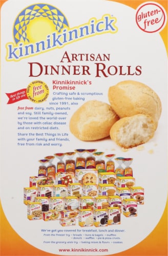 Kinnikinnick® Artisan Dinner Rolls Perspective: back