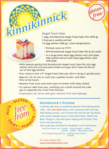 Kinnikinnick® Foods Cake Mix Gluten Free Angel Food Perspective: back
