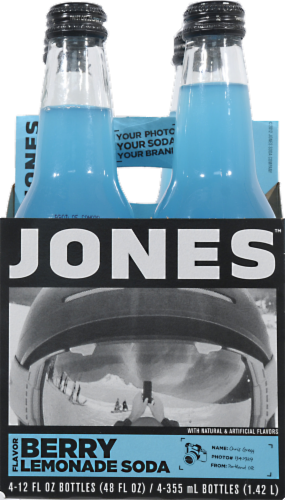 Jones Soda Co. Berry Lemonade Perspective: back