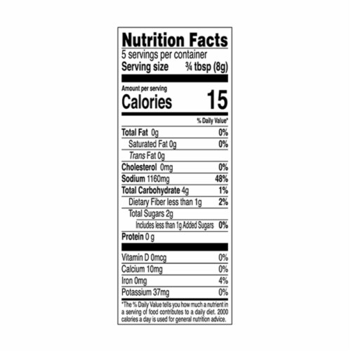 National® Chicken Biryani Recipe Mix Perspective: back