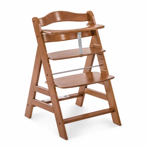 hauck AlphaPlus Grow Along Walnut Wooden High Chair, Tray Table & Deluxe  Cushion, 1 Piece - Fry's Food Stores