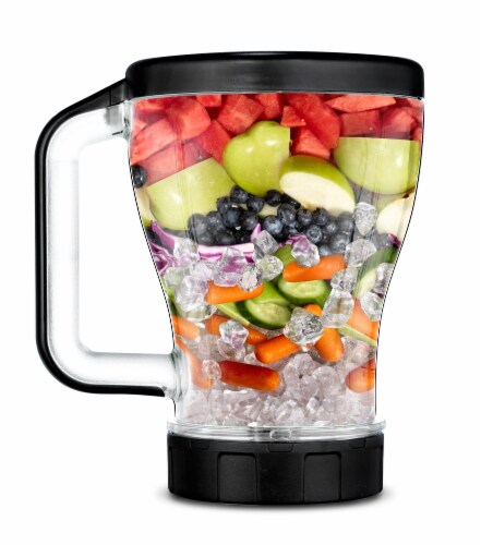 Ninja® Multi-Serve Tritan Nutri Ninja Cup - Clear/Black Perspective: back