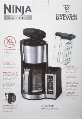  BLACK+DECKER 12-Cup Programmable Coffee Maker,  Stainless,Silver: Home & Kitchen