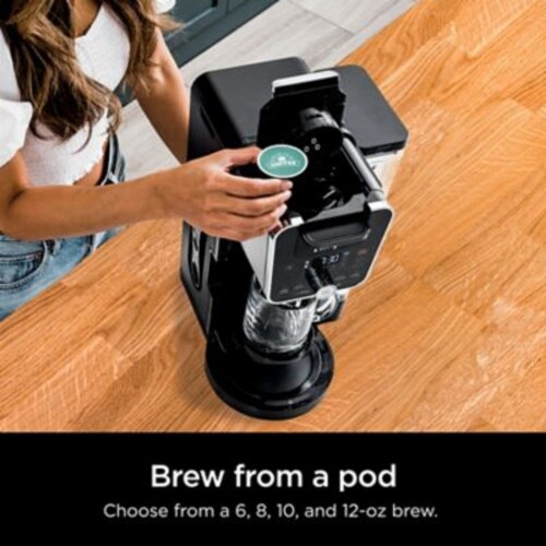 Ninja® CFP201 DualBrew Coffee Maker - Black Perspective: back