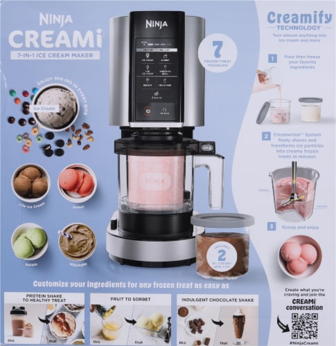 Ninja NC301 CREAMi Ice Cream Maker Perspective: back