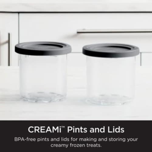 Jars For Ninja Creami Ice Cream Containers with Lids Ice Cream Pints Cup