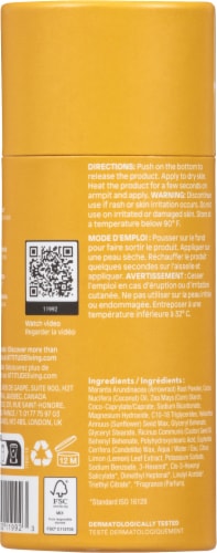 Attitude Natural Care Super Leaves™ Lemon Leaves Deodorant Perspective: back