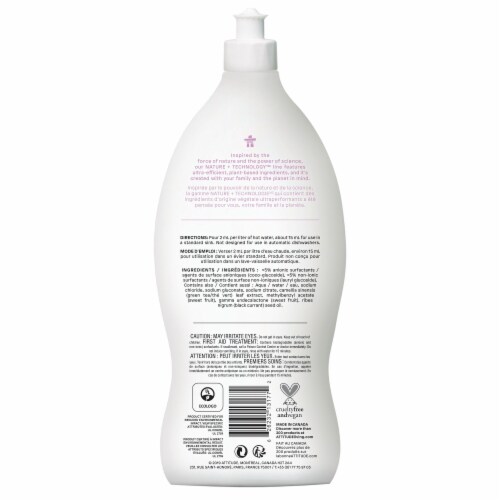 Attitude® Sweet Lullaby Baby Bottle & Dishwashing Liquid Perspective: back
