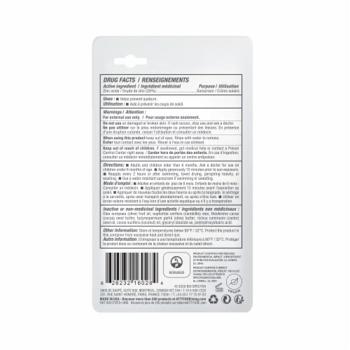 Attitude® Unscented SPF 30 Mineral Sunscreen Face Stick Perspective: back