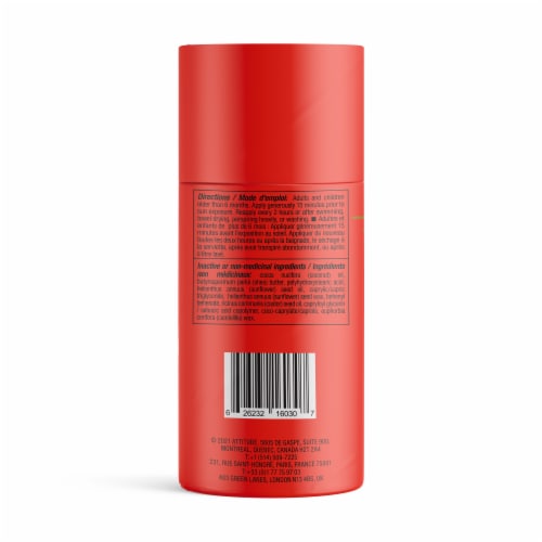 Attitude Natural Care Unscented Mineral Sunscreen Stick SPF 30 Perspective: back