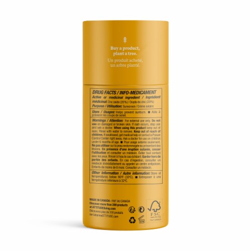 Attitude Natural Care Tropical Kids Mineral Sunscreen Stick SPF 30 Perspective: back