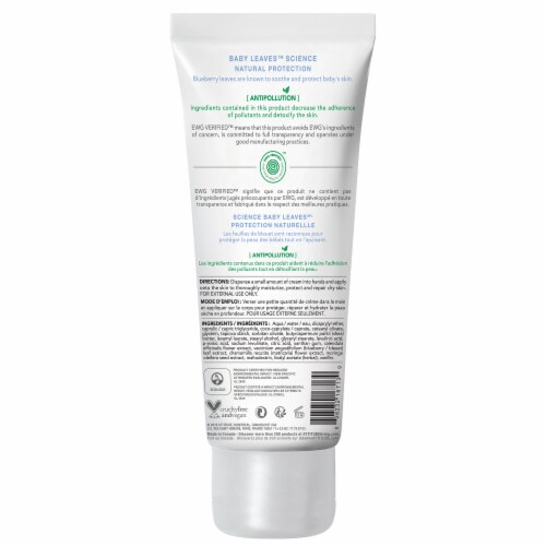Attitude® Baby Leaves™ Almond Milk Good Night Calendula Body Cream Perspective: back