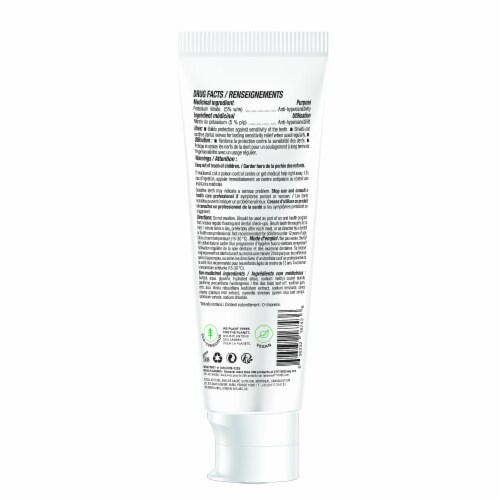 Attitude® Whitening Peppermint Fluoride Free Toothpaste Perspective: back