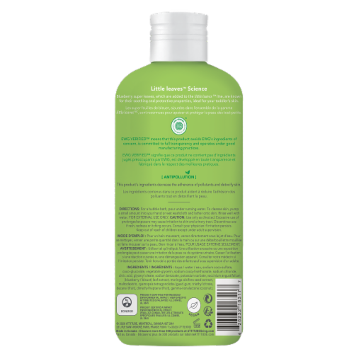 Attitude Watermelon & Coco Bubble Wash Perspective: back