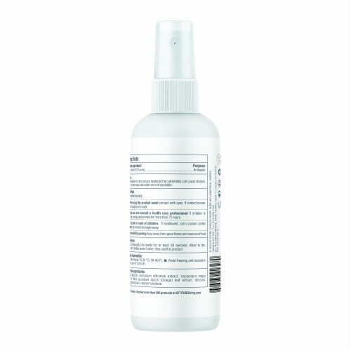 Attitude® Super Leaves™ Orange Leaf Hand Sanitizer Perspective: back
