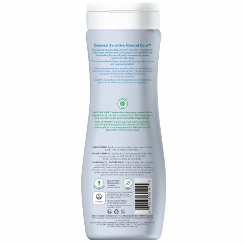 Attitude Oatmeal Sensitive™ Natural Care Extra Gentle & Volumizing Shampoo Perspective: back