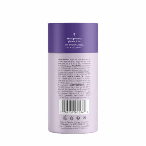 Attitude® Oatmeal Sensitive Baking Soda Free Deodorant With Chamomile Perspective: back