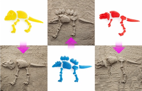 Build a Skeleton on the Beach with Bag O' Bones Sand Molds